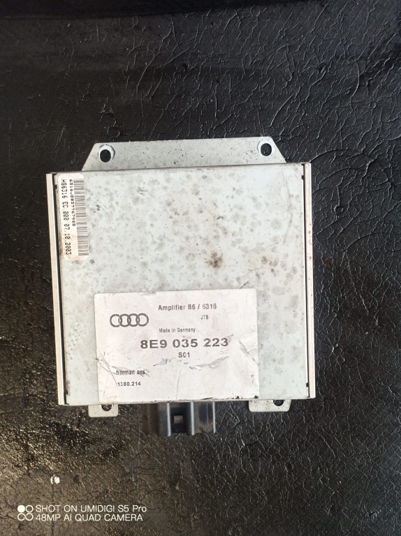 Amplificator audio Audi A4 (8EC, B7) [Fabr 2004-2008 - COD 8E9035223