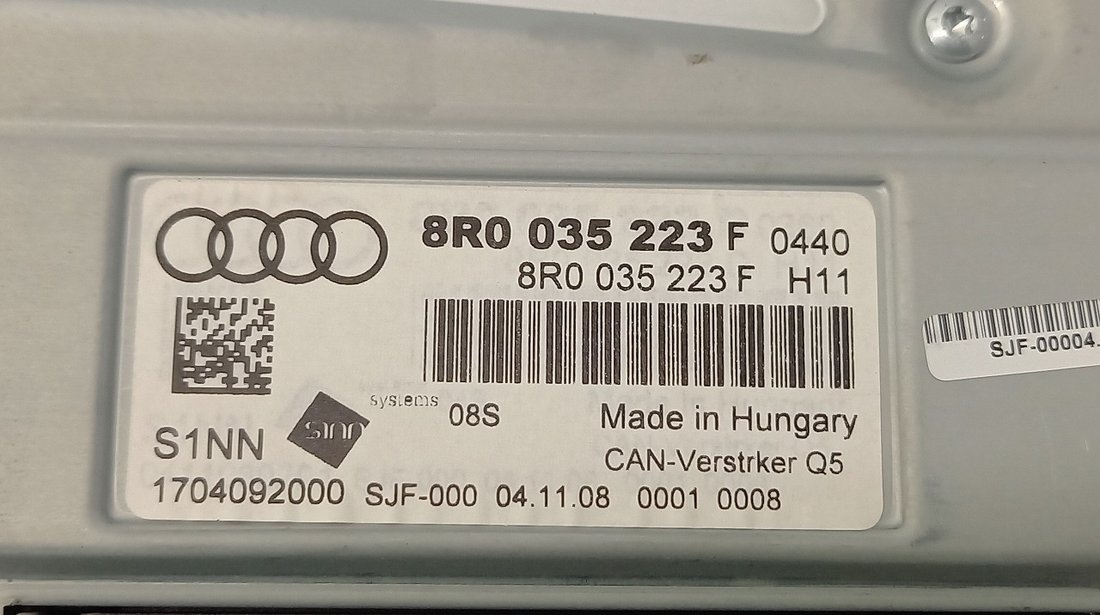 AMPLIFICATOR AUDIO AUDI A4 A4 - (2007 2011)