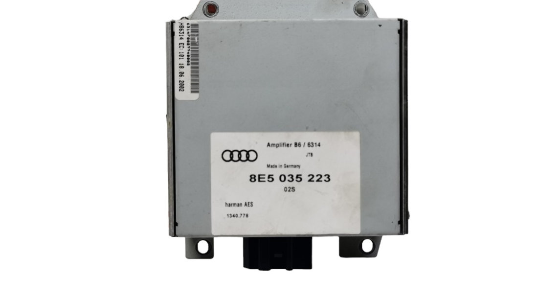 Amplificator audio Audi A4 B6 (8E2) Sedan 2002 2.0 I OEM 8E5035223