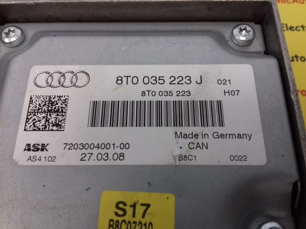 Amplificator Audio Audi A4 B8 2.0 TDI, 8T0035223J, 8T0035223,