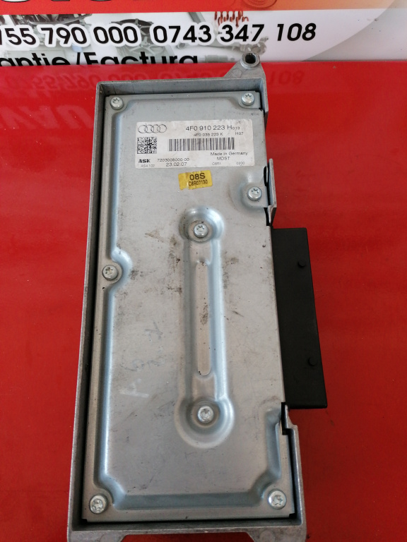 Amplificator audio Audi A6 (2004-2011) [4F2, C6] 2.0 Motorina 2008, 4F0910223H / 4F0910223M / 4F0910223K