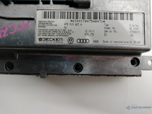 Amplificator audio Audi A8 D3 2006 ASB OEM 4F0035223
