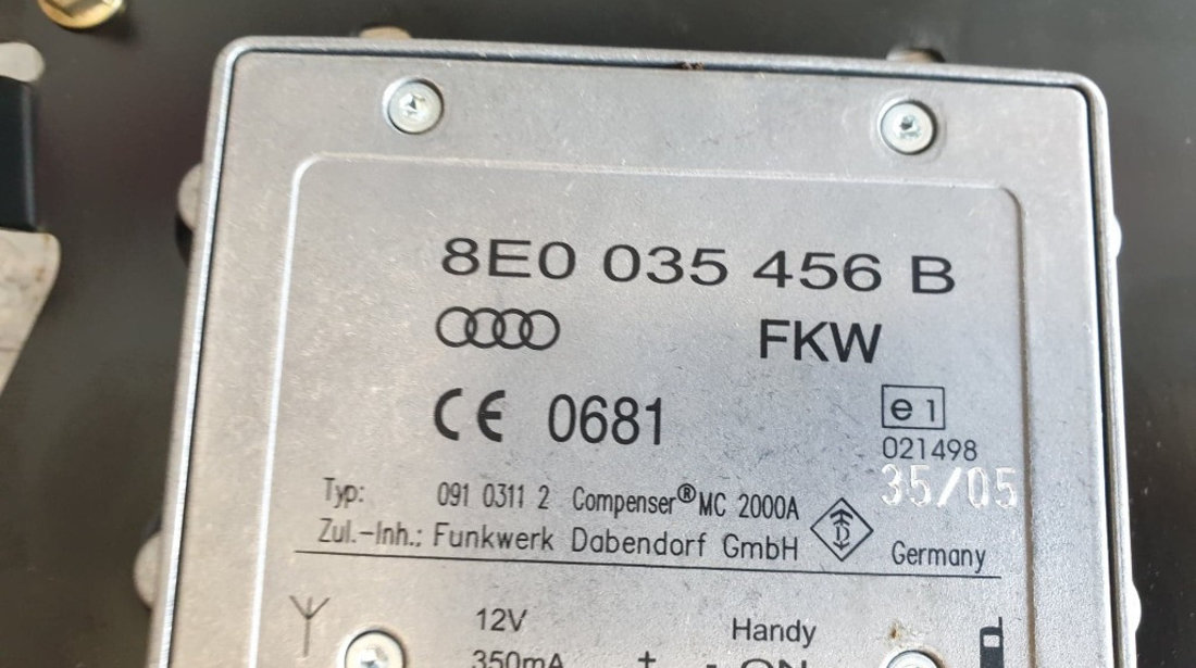 Amplificator audio Audi A8 D3 cod piesa : 8E0035456B