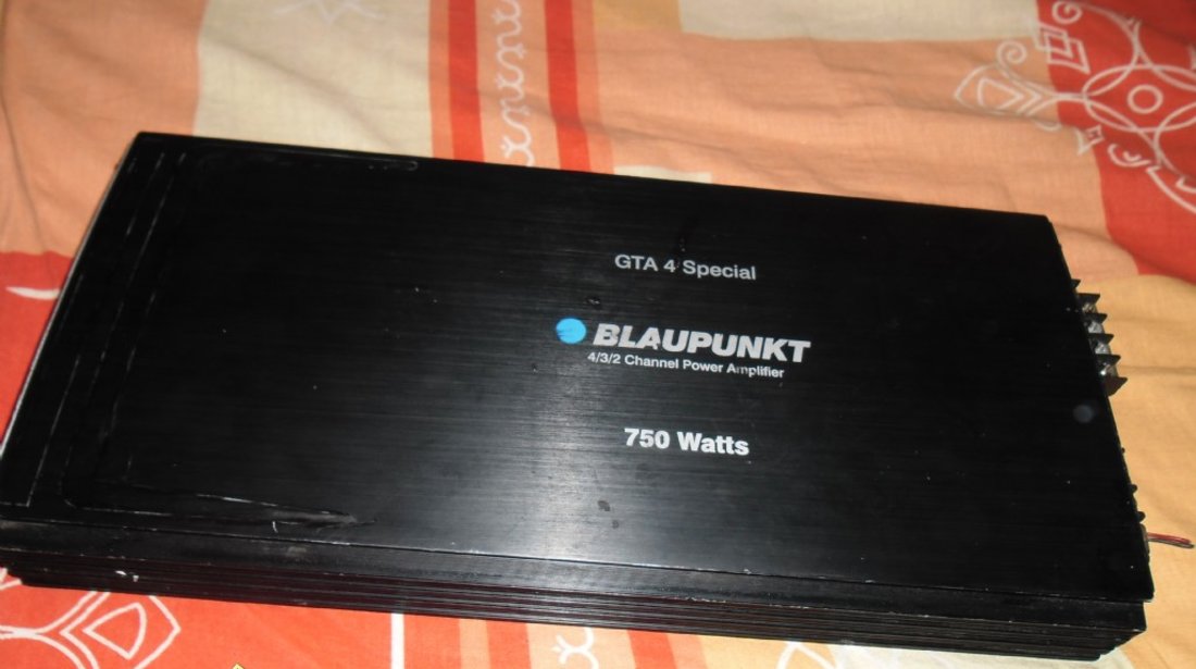 Amplificator audio Blaupunkt GTA 4 Special 4 canale 750W