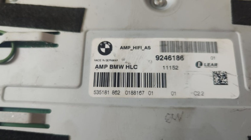 Amplificator audio BMW seria 3 E92 E93 3.0 D cod motor N57D30A transmisie automata,an 2011cod 9246186
