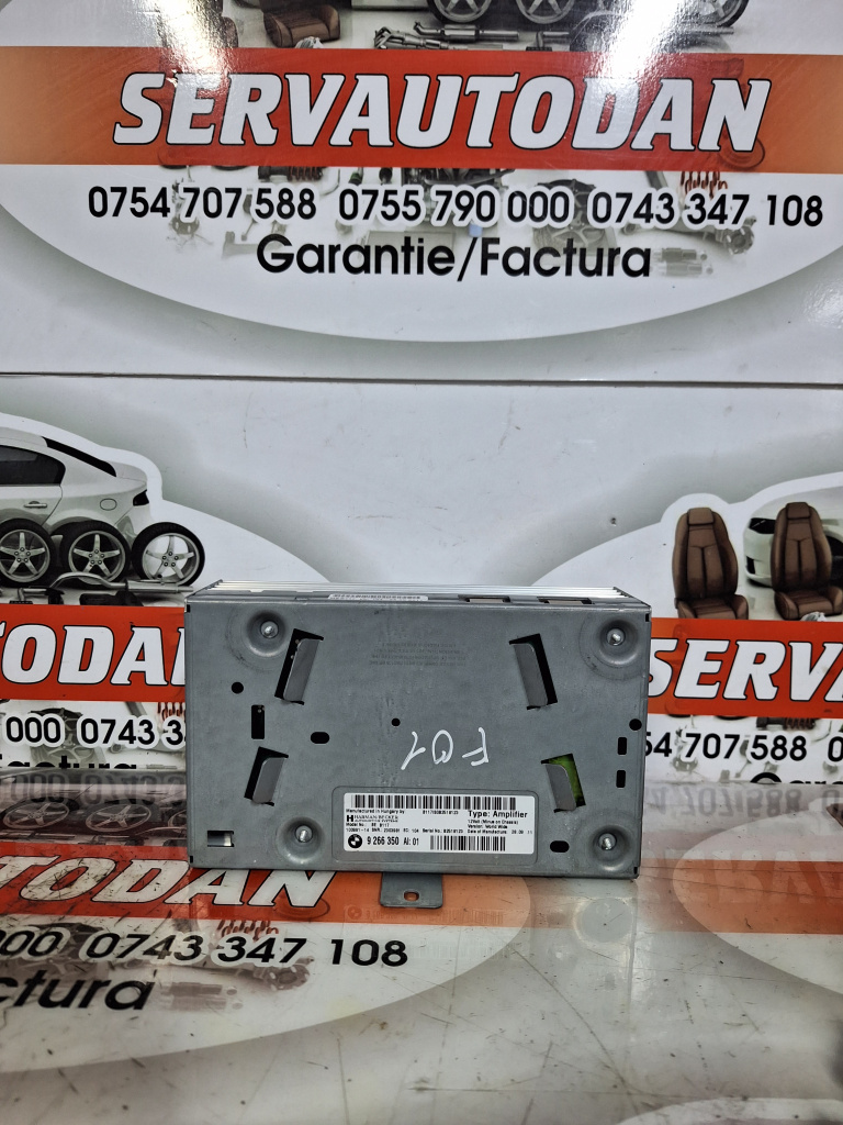 Amplificator audio BMW Seria 7 (2008-2015) [F01, F02] 3.0 Motorina 2012, 9266350
