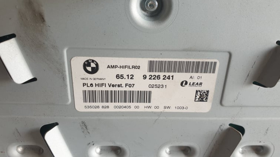 Amplificator audio BMW Seria 7 Sedan F03 LCI cod piesa : 9226241