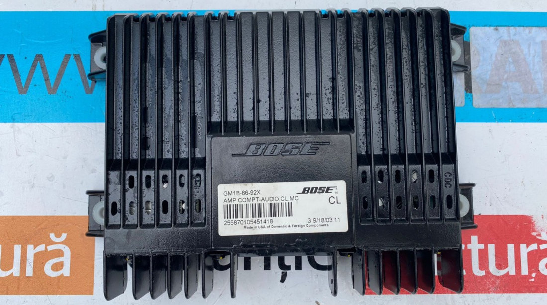 AMPLIFICATOR AUDIO BOSE MAZDA 6 2002-2005 gm1b6692x