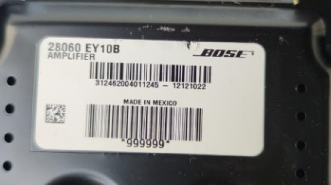 Amplificator audio BOSE Nissan Qashqai +2 1.6 dCi R9M 2012 Cod : 28060EY10B