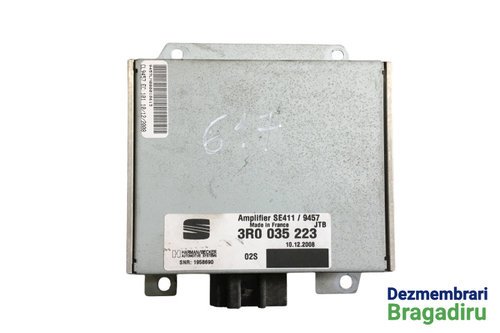 Amplificator audio Cod: 3R0035223 Seat Exeo [2009 - 2012] Sedan 2.0 TDI MT (143 hp) Cod motor: CAGA,...