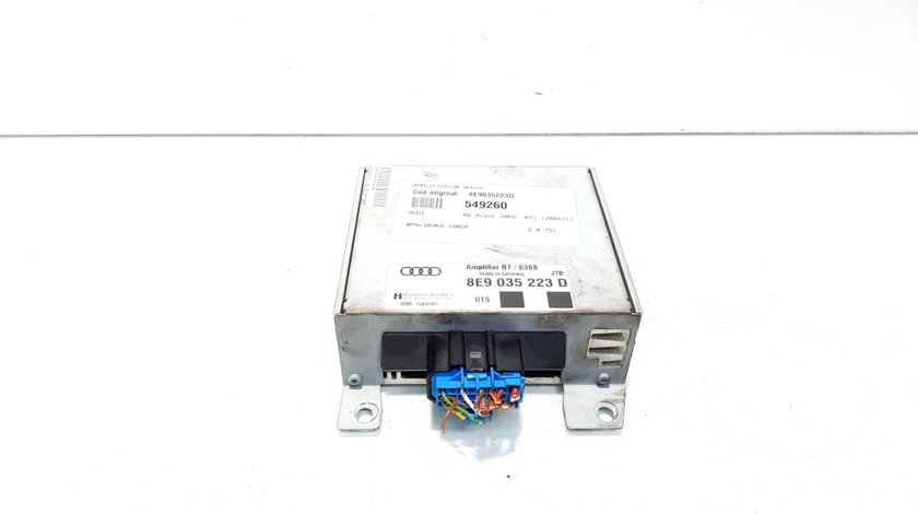 Amplificator audio, cod 8E9035223D, Audi A4 (8EC, B7) (idi:549260)