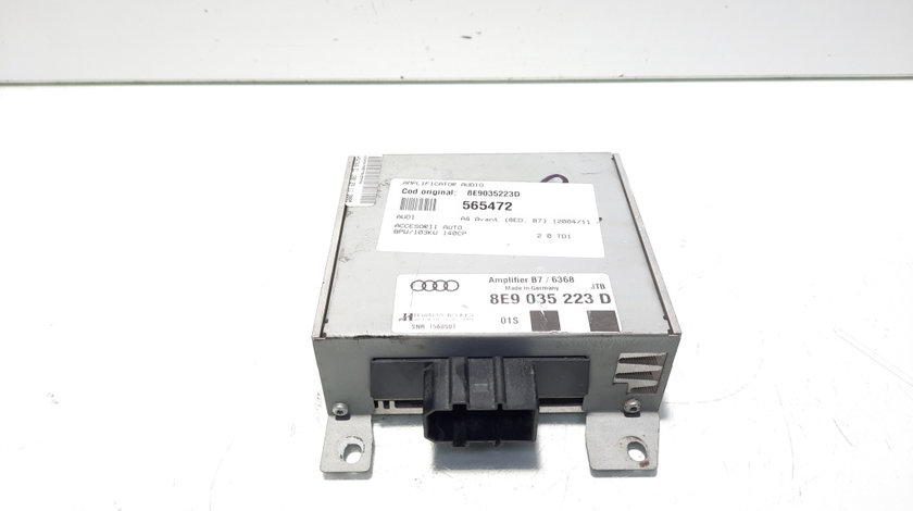 Amplificator audio, cod 8E9035223D, Audi A4 (8EC, B7) (idi:565472)