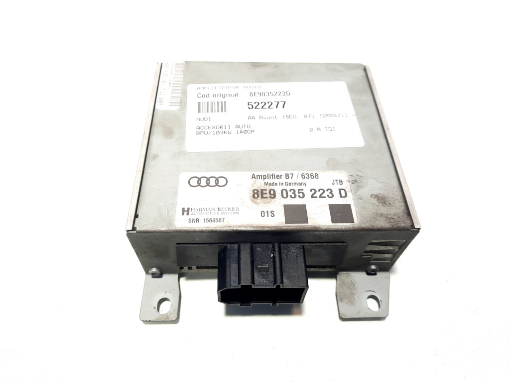 Amplificator audio, cod 8E9035223D, Audi A4 Avant (8ED, B7) (id:522277)