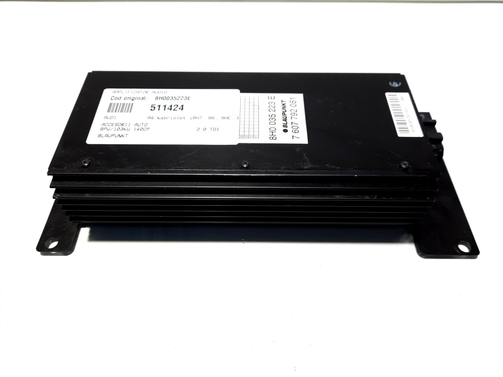 Amplificator audio, cod 8H0035223E, Audi A4 Cabriolet (8H7) (id:511424)