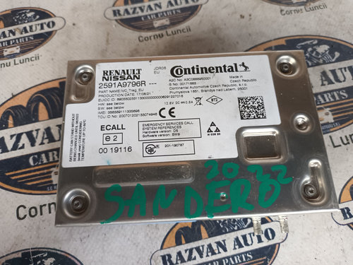 Amplificator audio Dacia Sandero 2022, 2591A9796R