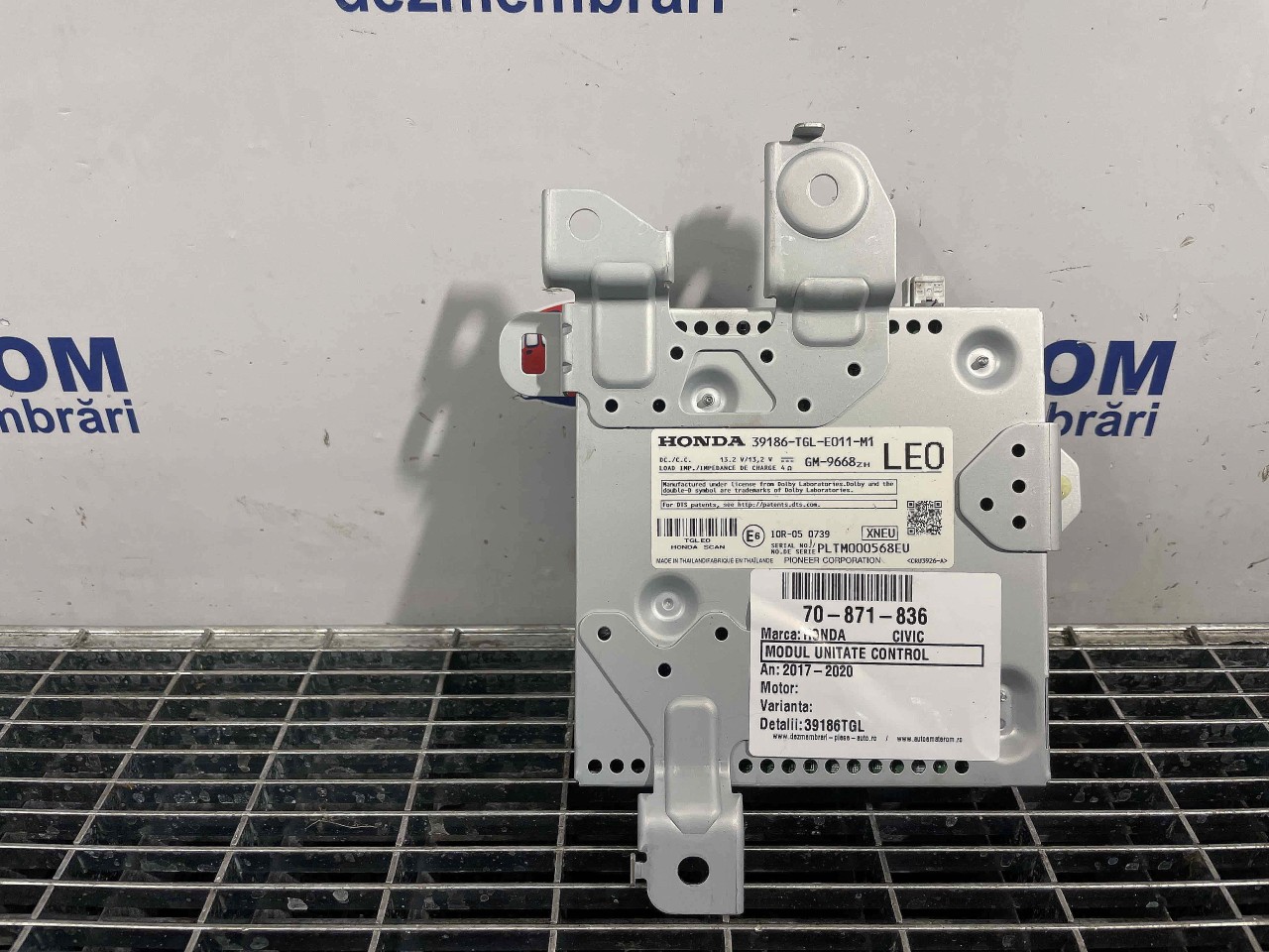 AMPLIFICATOR AUDIO HONDA CIVIC - - (2017 2020)