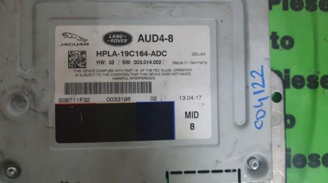 Amplificator audio Land Rover Range Rover Sport (04.2013-) hpla19c164adc