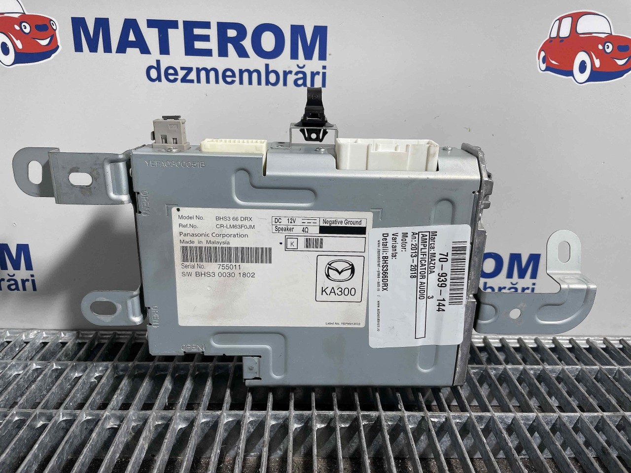 AMPLIFICATOR AUDIO MAZDA 3 - - (2013 2018)