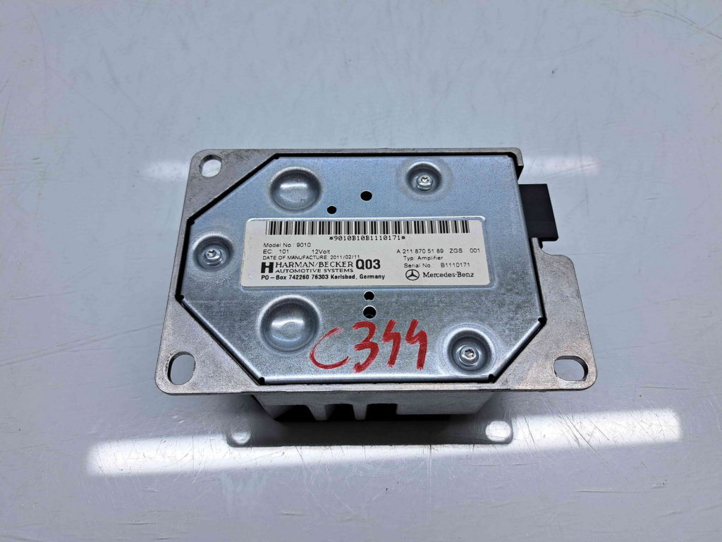 Amplificator audio Mercedes Clasa E (W212) AMG [Fabr 2009-2016] A2118705189