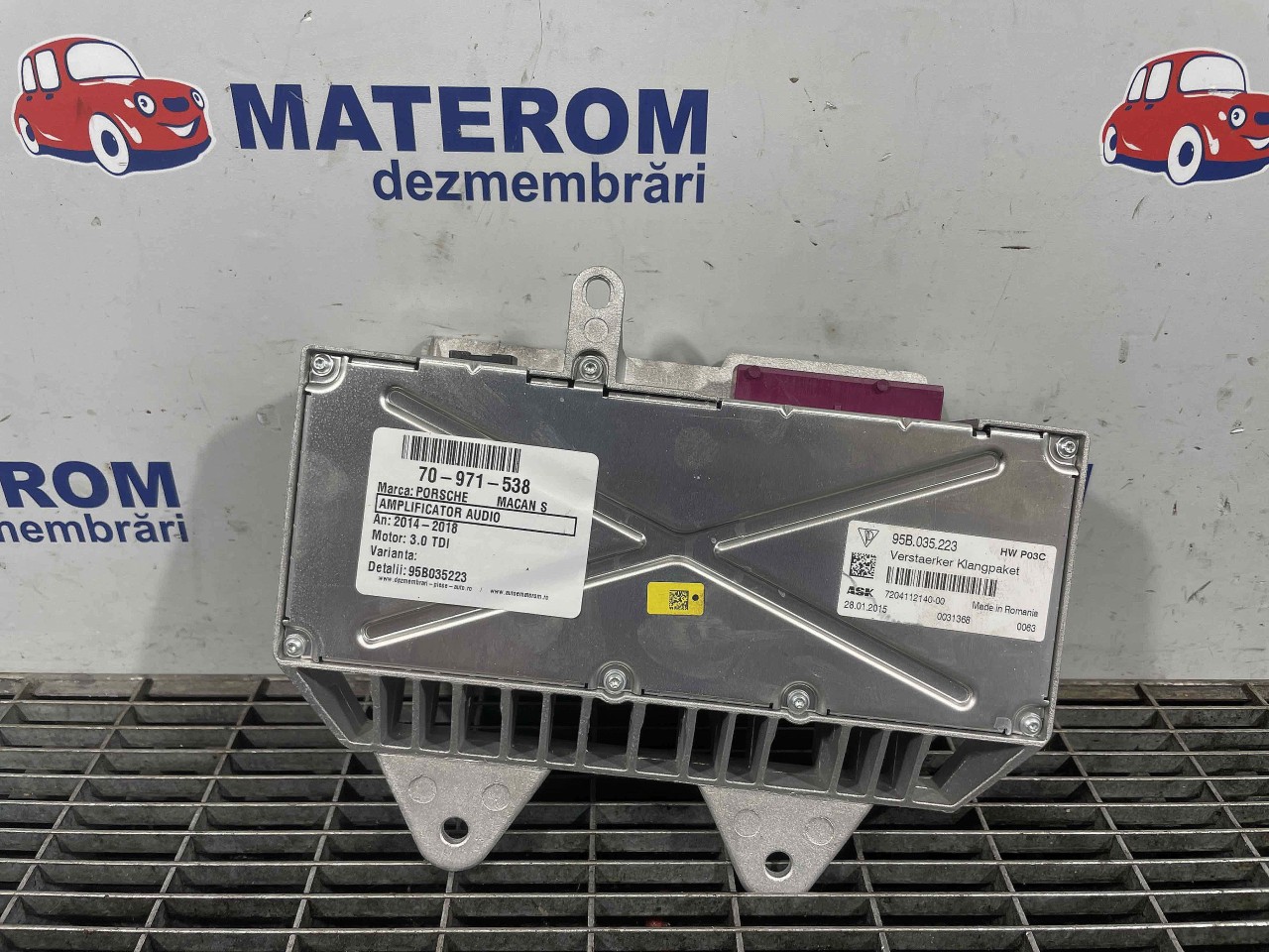 AMPLIFICATOR AUDIO PORSCHE MACAN S 3.0 TDI - (2014 2018)