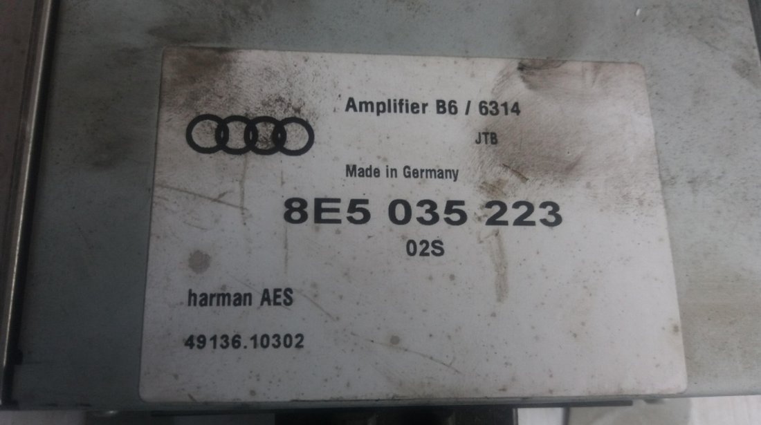 Amplificator auto audi a4 b6 8e5035223