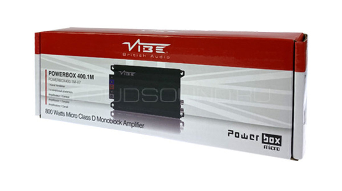 Amplificator Auto Mono Vibe PowerBox 400.1M-V7 400W RMS