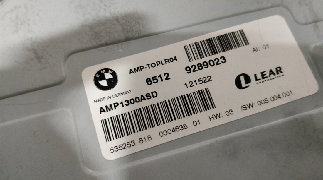 Amplificator BMW Seria 6 F06 // F12 // F13