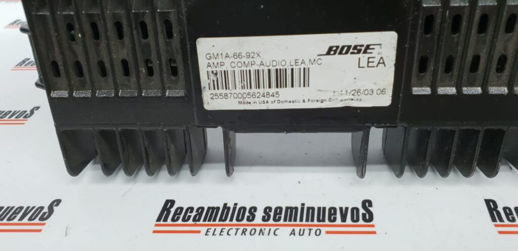 Amplificator BOSE MAZDA 6 GM1A-66-92X / GM1A 66 92X / GM1A6692X / LEAGM1A-66-92X / GM1A 66 92X / GM1A6692X / LEA