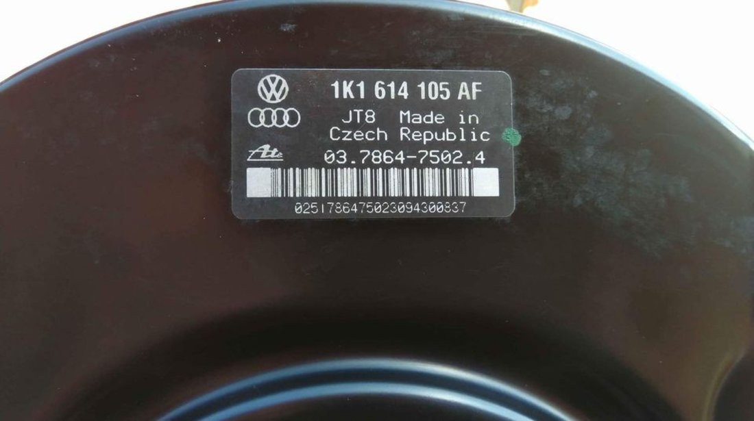 Amplificator frânare (tulumbă) 1K1614105AF, cu pompa frana 1K01614019C Vw, Skoda, Seat, Audi