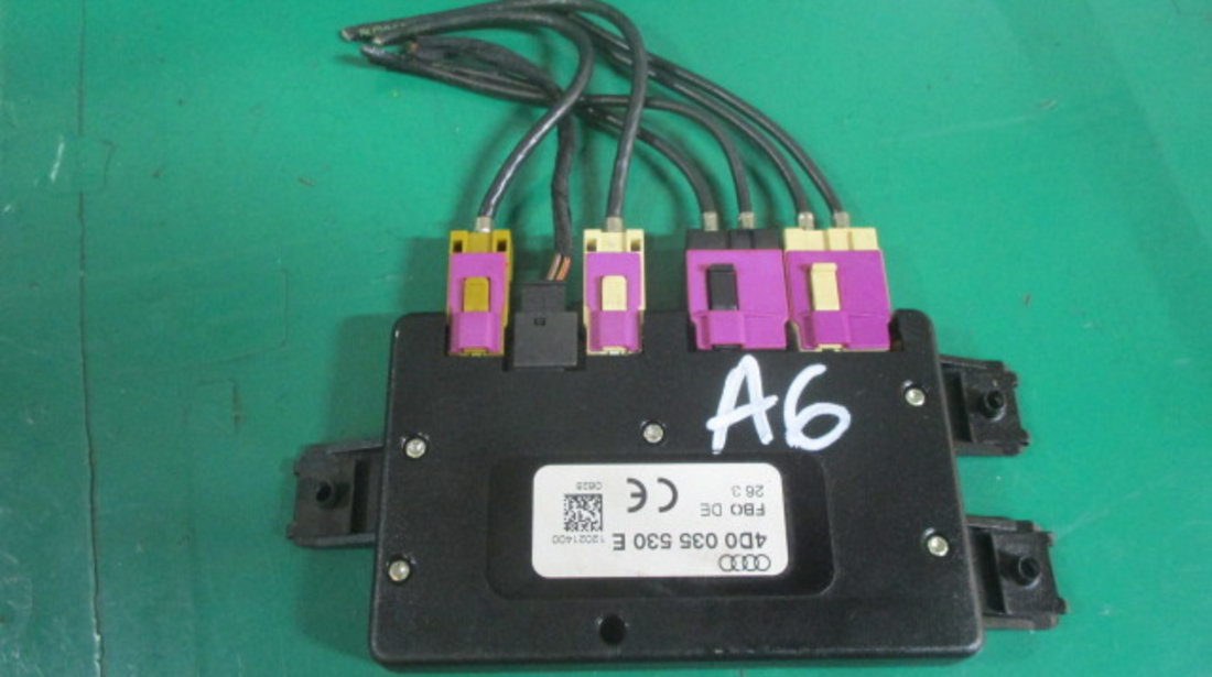 AMPLIFICATOR / MODUL ANTENA COD 4D0035530E AUDI A6 C5 FAB. 2001 - 2005 ⭐⭐⭐⭐⭐