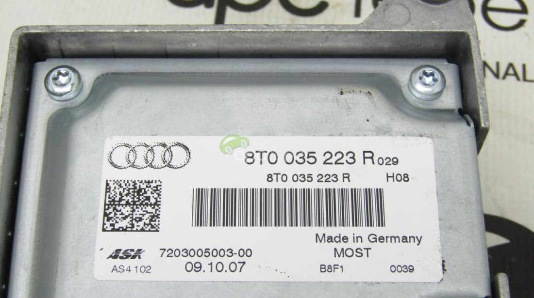 Amplificator Original Audi A4 8K B8 cod 8T0035223R