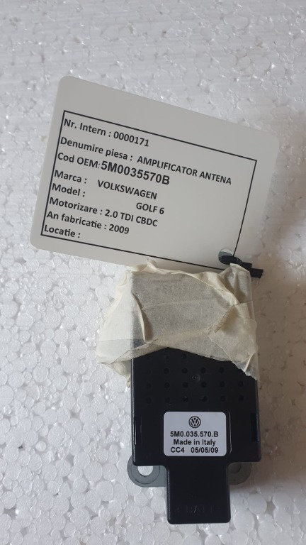 Amplificator radio Vw Golf 6 cod piesa 5M0035570B