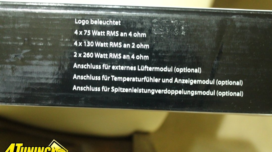 Amplificator RAINBOW KW 4150 , 4X 75 W RMS NOU SIGILAT!!!