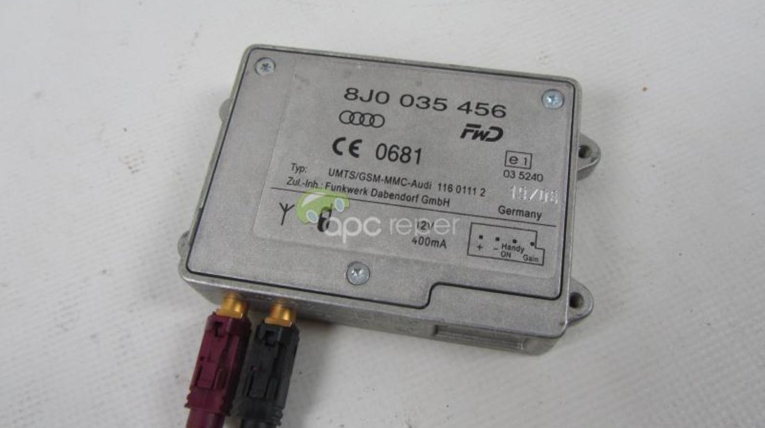 Amplificator Semnal Gsm Original Audi Original 8J0035456