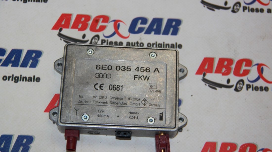 Amplificator semnal telefon Audi A4 B6 8E 2000-2005 8E0035456A