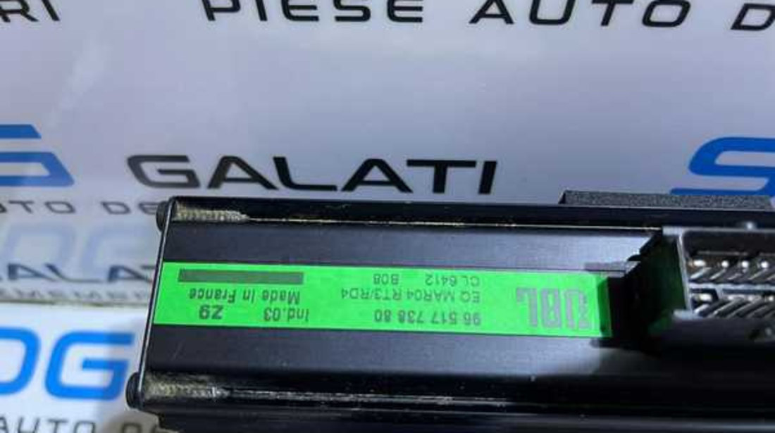 Amplificator Sunet Audio JBL Peugeot 607 1999 - 2010 Cod 9651773880