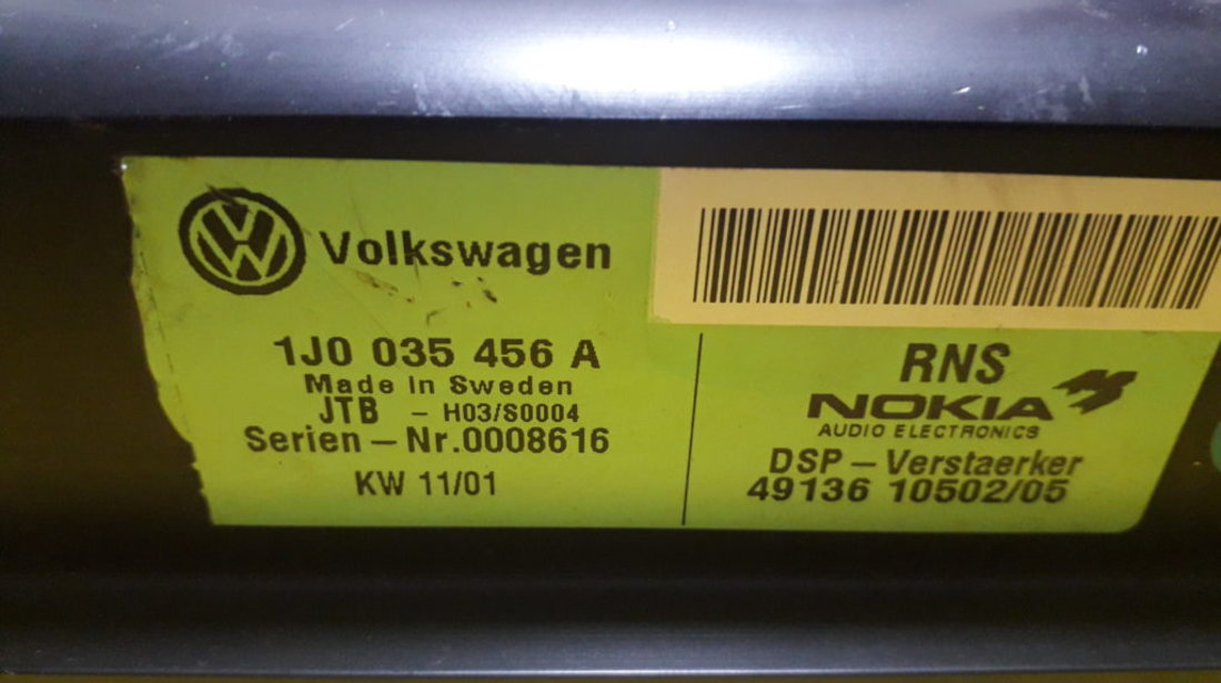 Amplificator VW Passat 1J0035456A, 491361050205