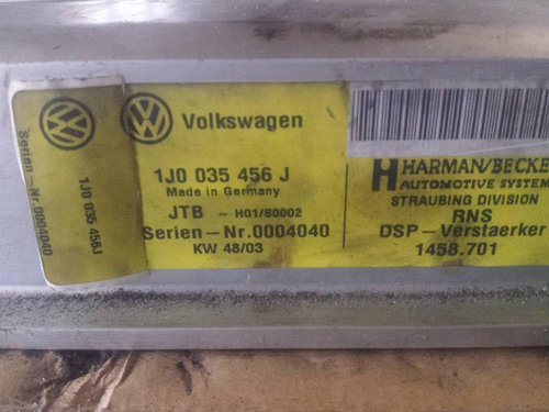 Amplificator VW Passat 1J0035456J, 1458701,