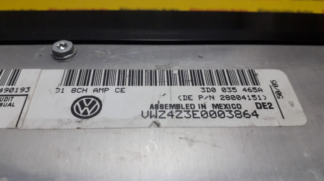Amplificator VW Phaeton 3D0035465A, 28004151