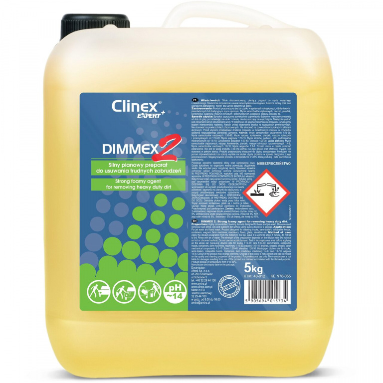 Șampon Concentrat Dimmex2 Clinex Expert+ 5L 40-012