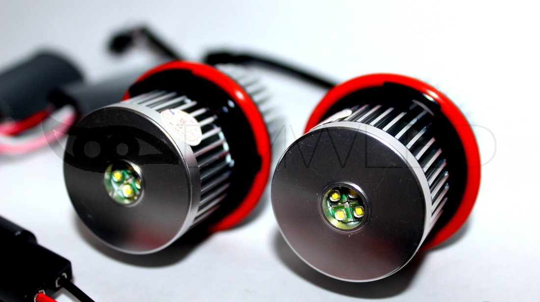 Angel Eyes 50W ( 4 x 6,25W  fiecare ) Led marker  BMW E39 E53 E60 E63 E64 E65 E66 E87