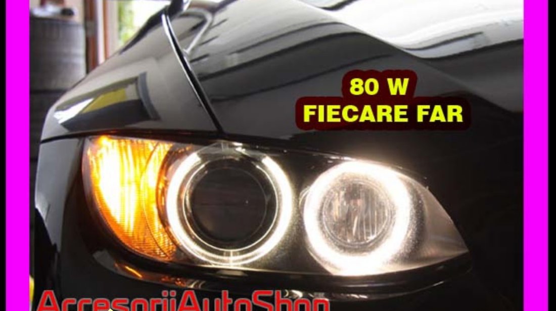 Angel Eyes BMW E92 E93 80W fiecare far TRANSPORT GRATUIT