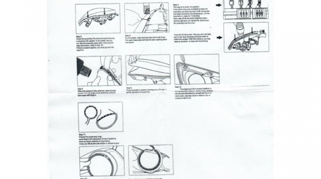 Angel Eyes Bmw Seria 7 E38 1994-2001 CCFL 4001