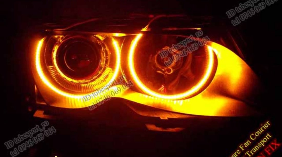 Angel Eyes BMW SMD LED ROSU E36 E46 E39 E38 - 259 RON !!!