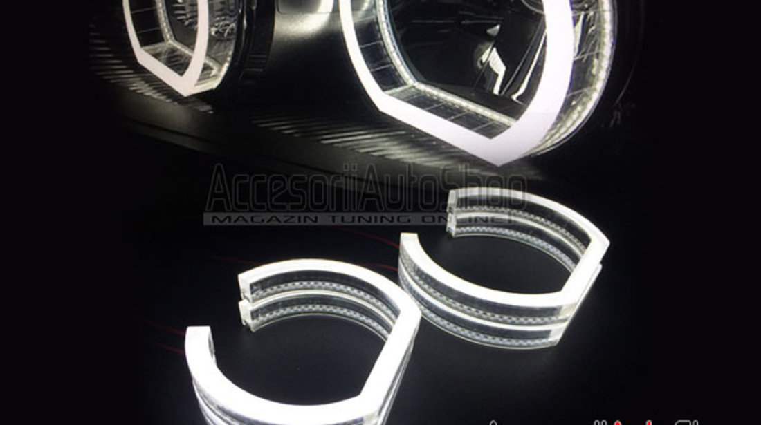 Angel Eyes DTM LED BMW Seria 3 F31 - Fara Xenon