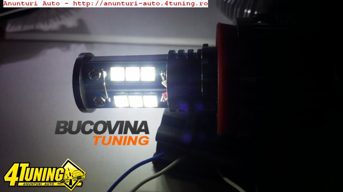 ANGEL EYES H8 LED COMPATIBIL CU BMW E90 LCI SERIA 3 - 120 WATTS