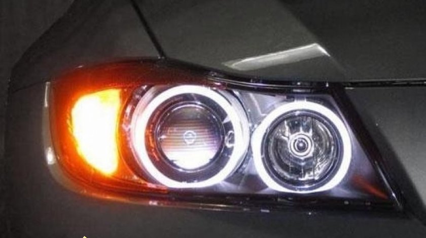 ANGEL EYES LED BMW SERIA 3 - E90,E91,E92,E92,E93 - LED MARKER H8 4LED - SUPER BRIGHT