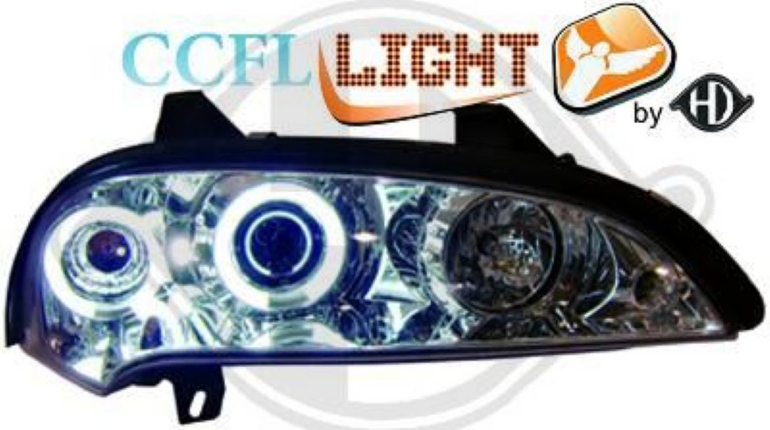 Angel Eyes Opel Tigra - Faruri Angel Eyes Opel Tigra 94-00 CU CCFL