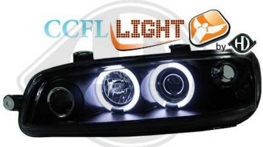 ANGEL EYES PENTRU FIAT PUNTO FUNDAL NEGRU CU CCFL