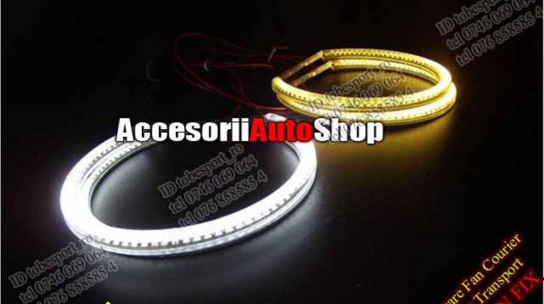 Angel Eyes SMD BMW E46 GALBEN OEM